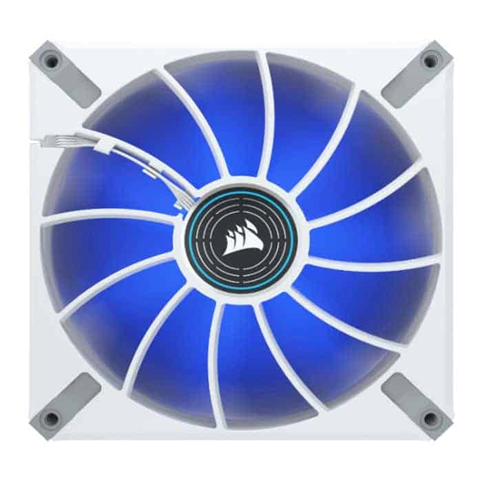 (image for) Corsair ML140 LED ELITE 140mm Blue LED Fan Single Pack White